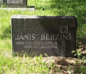 JANIS BERZINS 1889 20 JUN LATVIJA 1968 23 AUGUSTA